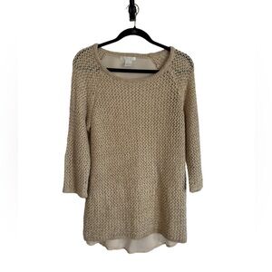 Design History Sandy‎ Tan Summer Sweater (M)